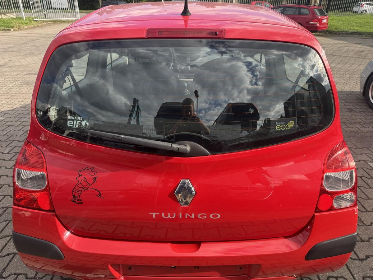 Renault Twingo 2 original Heckklappe mit Heckscheibe OV727 Red Brisk Bj.2008